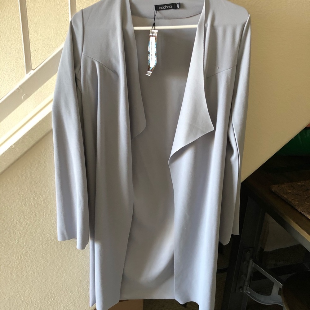 Grey duster/cardigan